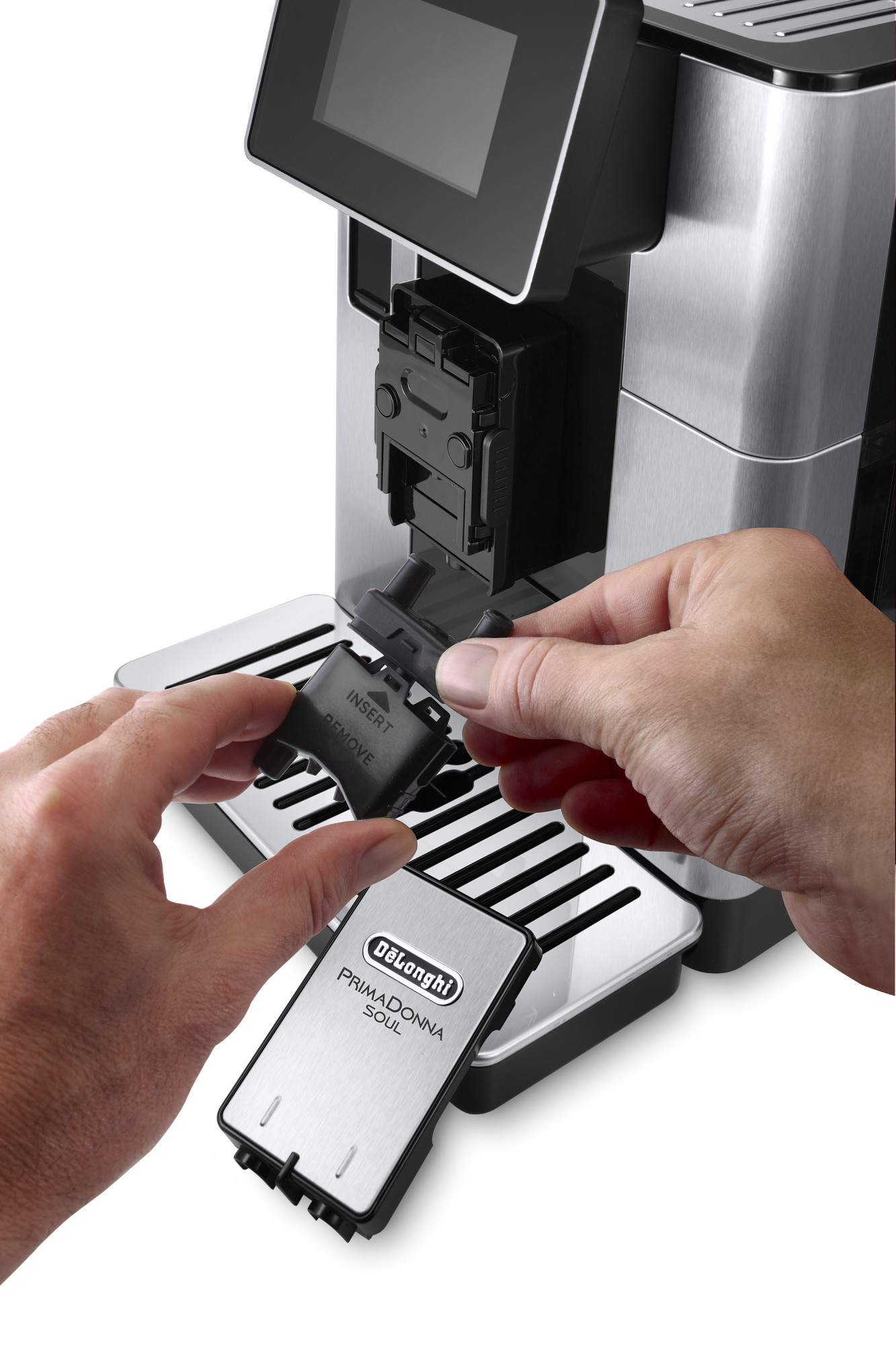 Кофемашина DeLonghi ECAM 610.75 MB PrimaDonna Soul фото-6 Кофемашина DeLonghi ECAM 610.75 MB PrimaDonna Soul фото-6