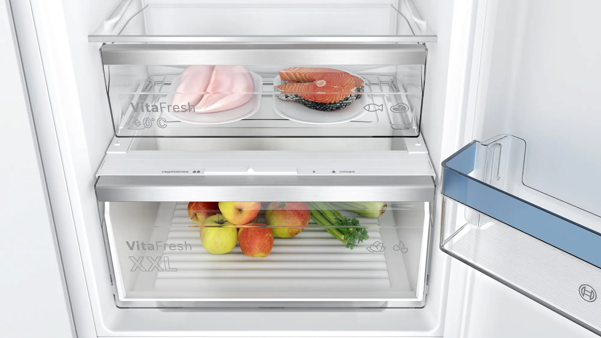 Встраиваемый двухкамерный холодильник Bosch KIN86VFE0 фото-3 Встраиваемый двухкамерный холодильник Bosch KIN86VFE0 фото-3