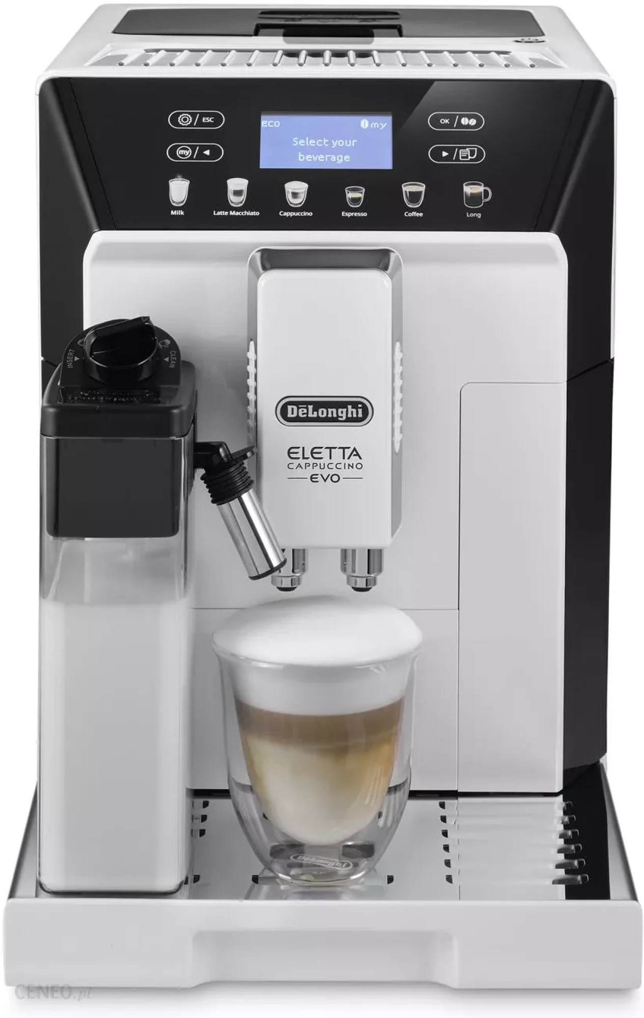 Кофемашина DeLonghi Eletta Cappuccino ECAM 46.860 W  - фото1