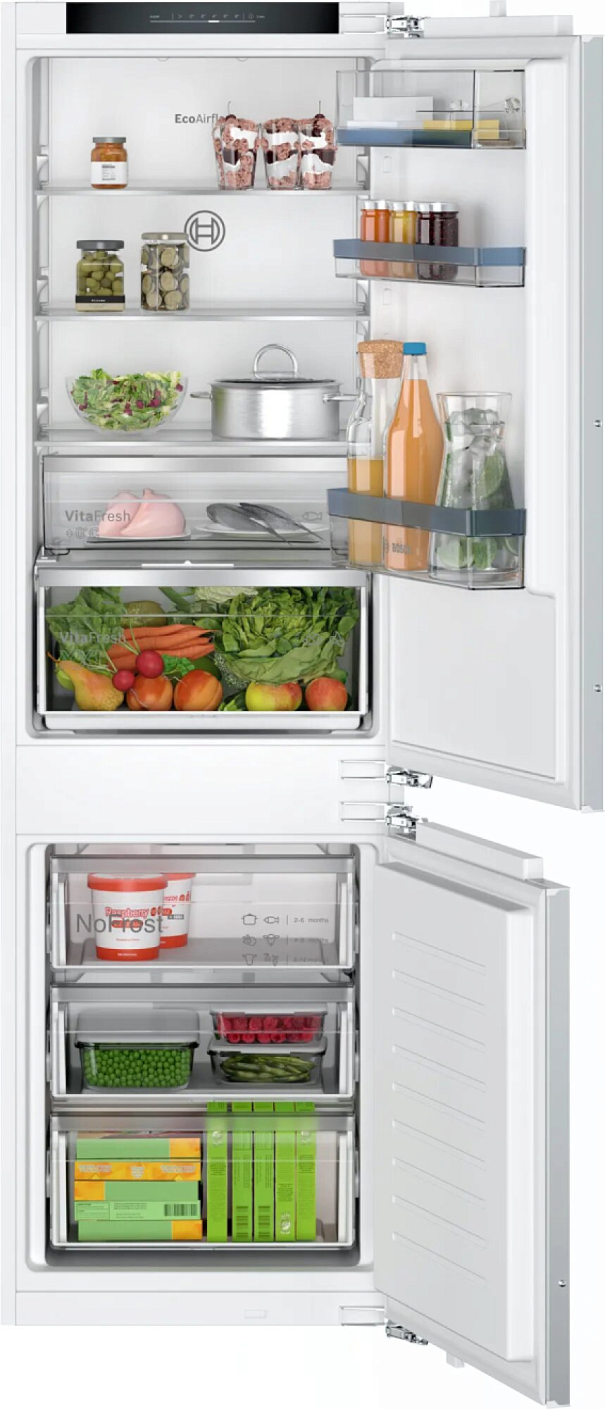 Встраиваемый двухкамерный холодильник Bosch KIN86VFE0 - фото1