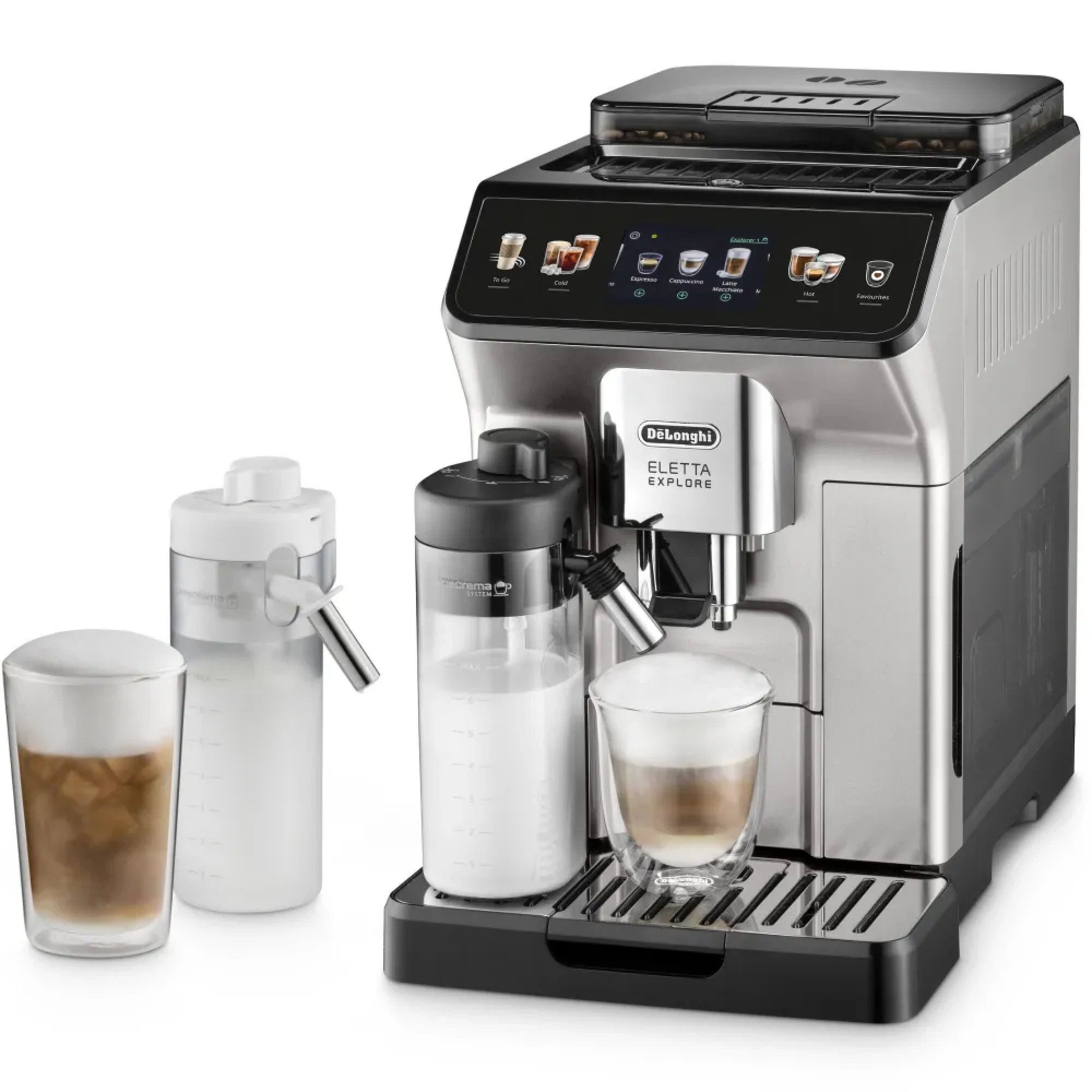 Автоматическая кофемашина DeLonghi Eletta Explore ECAM450.55.S  - фото2