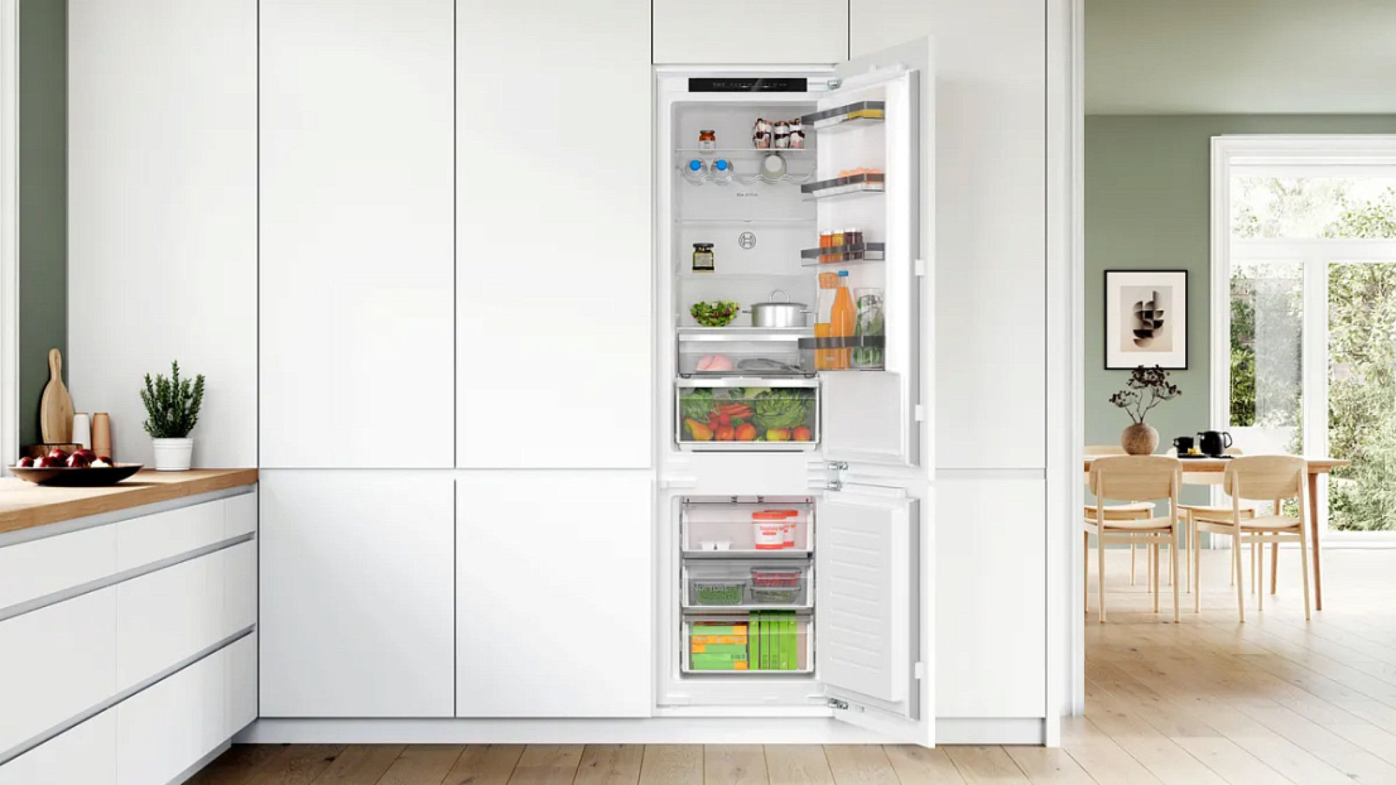 Встраиваемый двухкамерный холодильник Bosch KIN96VFD0 фото-6 Встраиваемый двухкамерный холодильник Bosch KIN96VFD0 фото-6