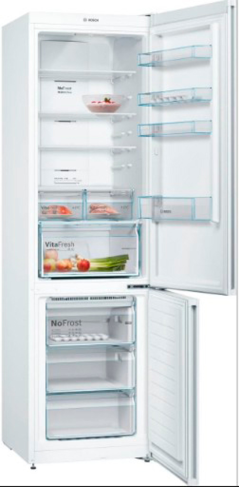 Двухкамерный холодильник Bosch KGN39XW30U - фото2
