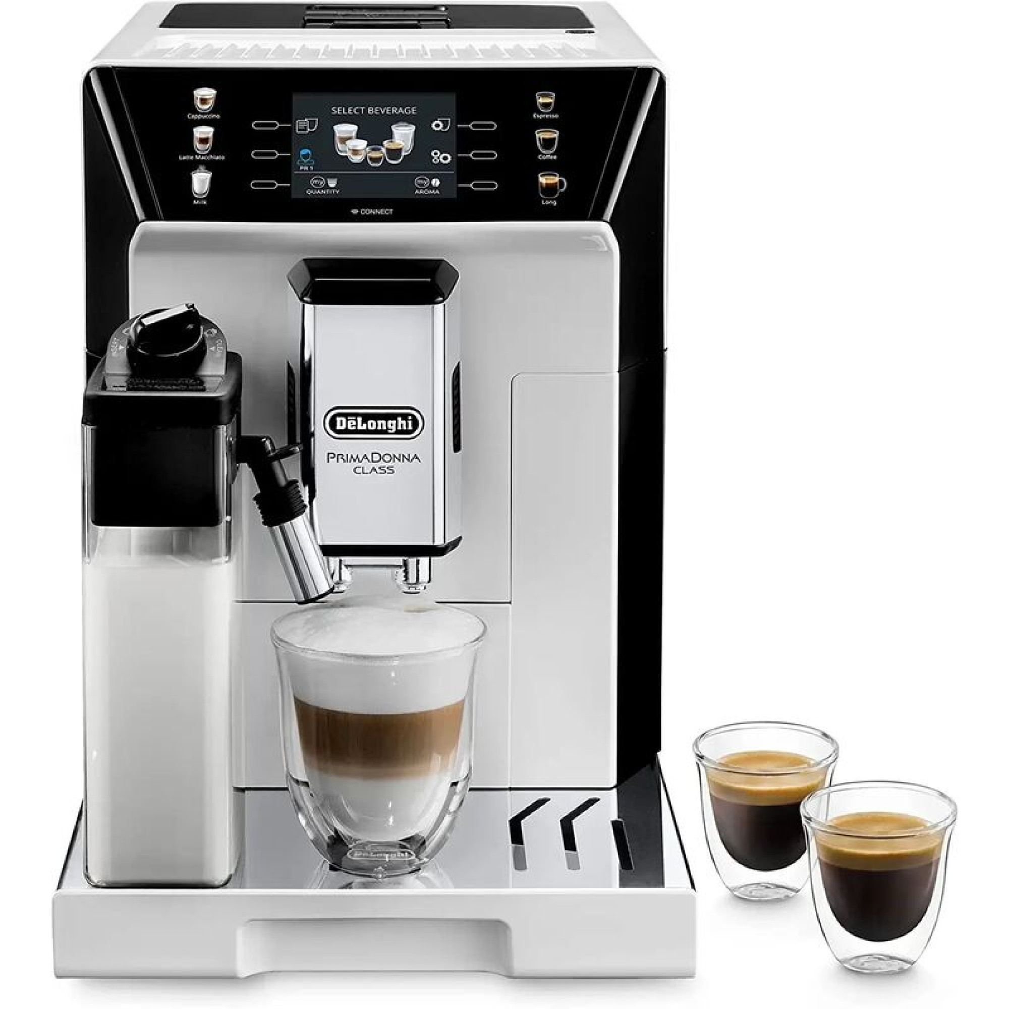 Эспрессо кофемашина DeLonghi PrimaDonna Class Evo ECAM 550.65.W - фото1