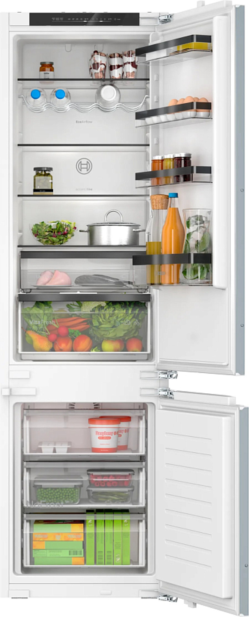 Встраиваемый двухкамерный холодильник Bosch KIN96SFD0 - фото1