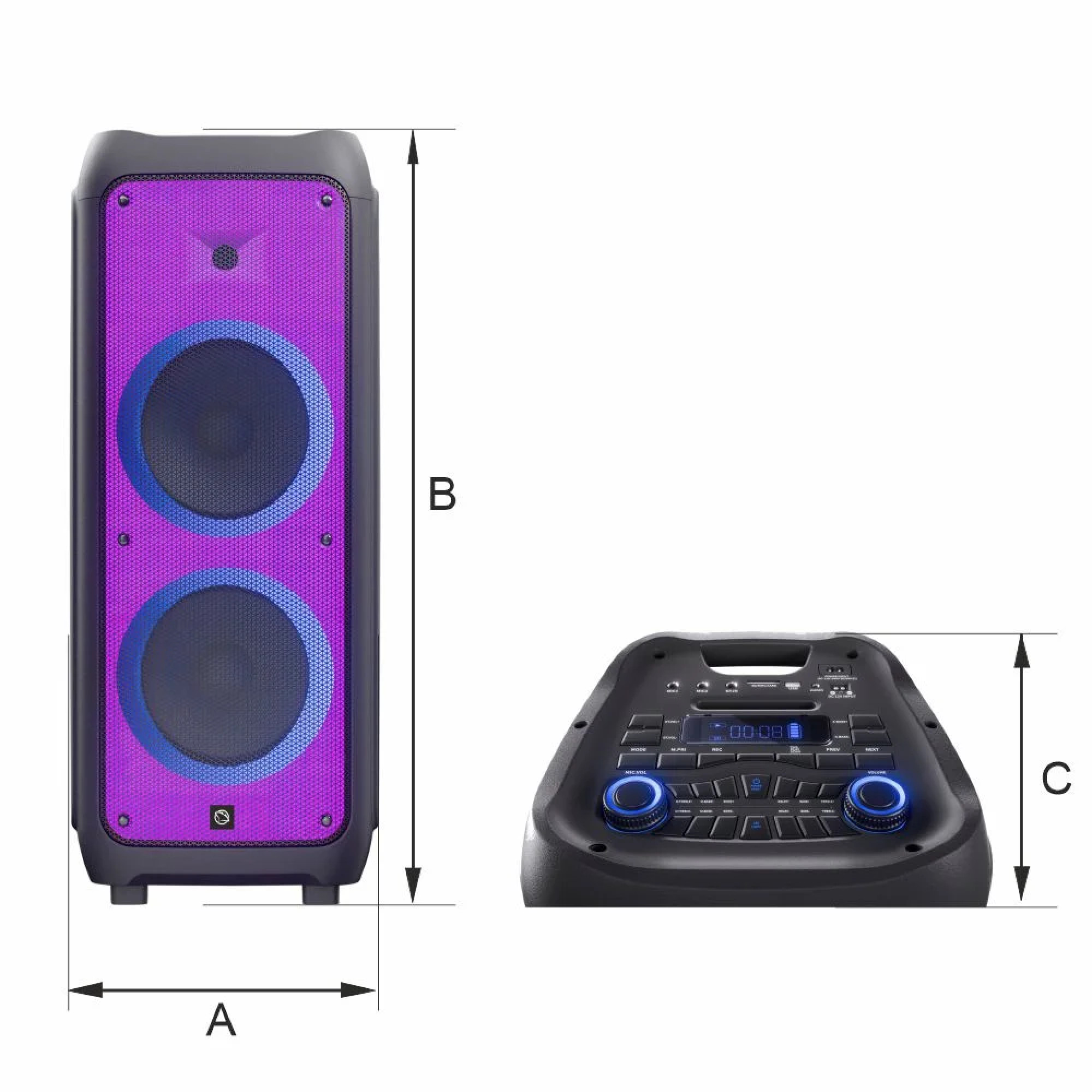 Колонка для вечеринок Manta Phantom SPK5450 фото-4 Колонка для вечеринок Manta Phantom SPK5450 фото-4