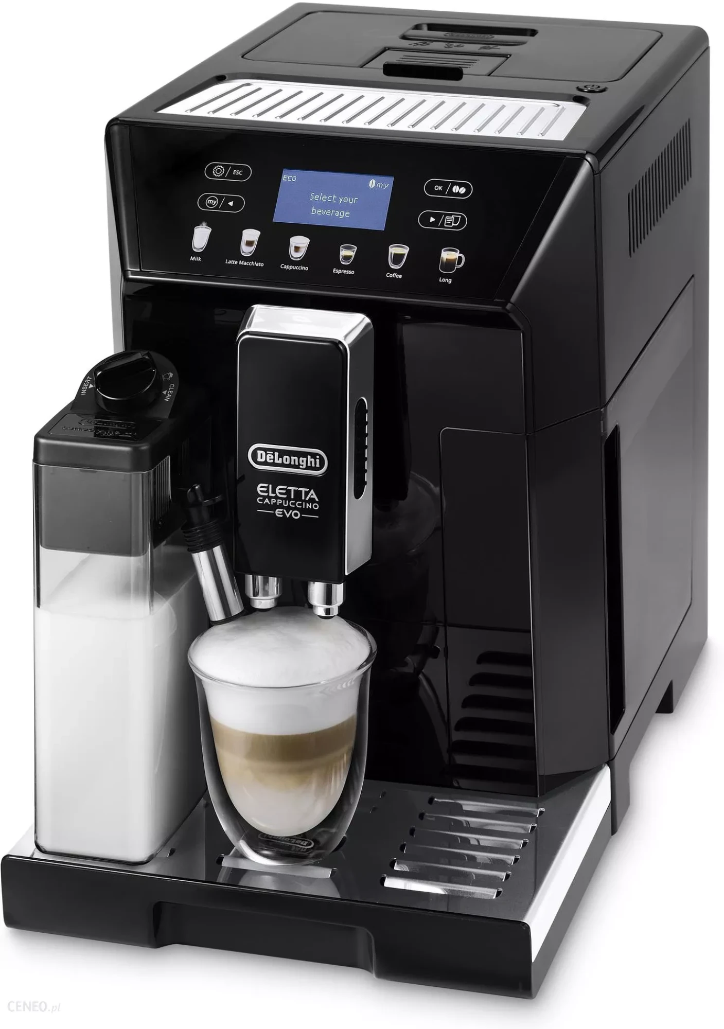 Кофемашина DeLonghi Eletta Cappuccino EVO ECAM 46.860 B - фото2