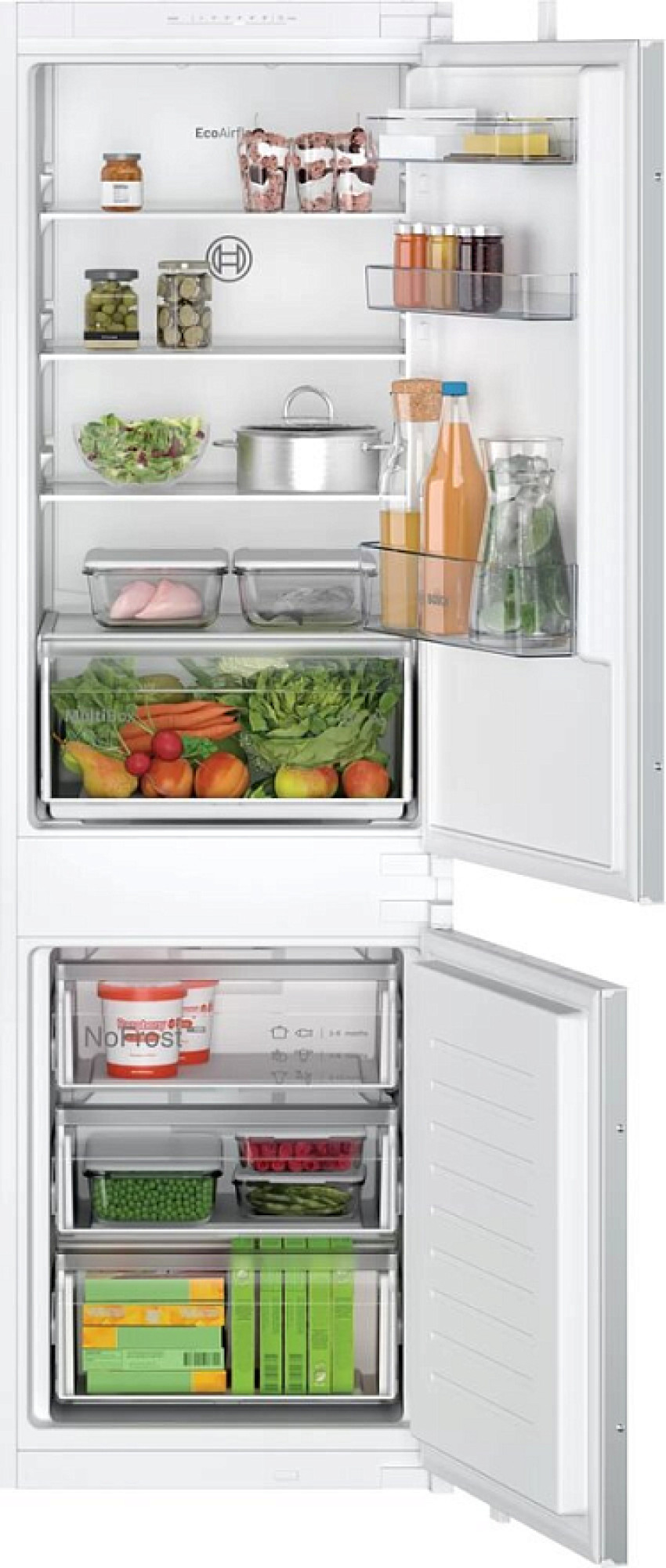 Встраиваемый двухкамерный холодильник Bosch KIN86NSE0 - фото1
