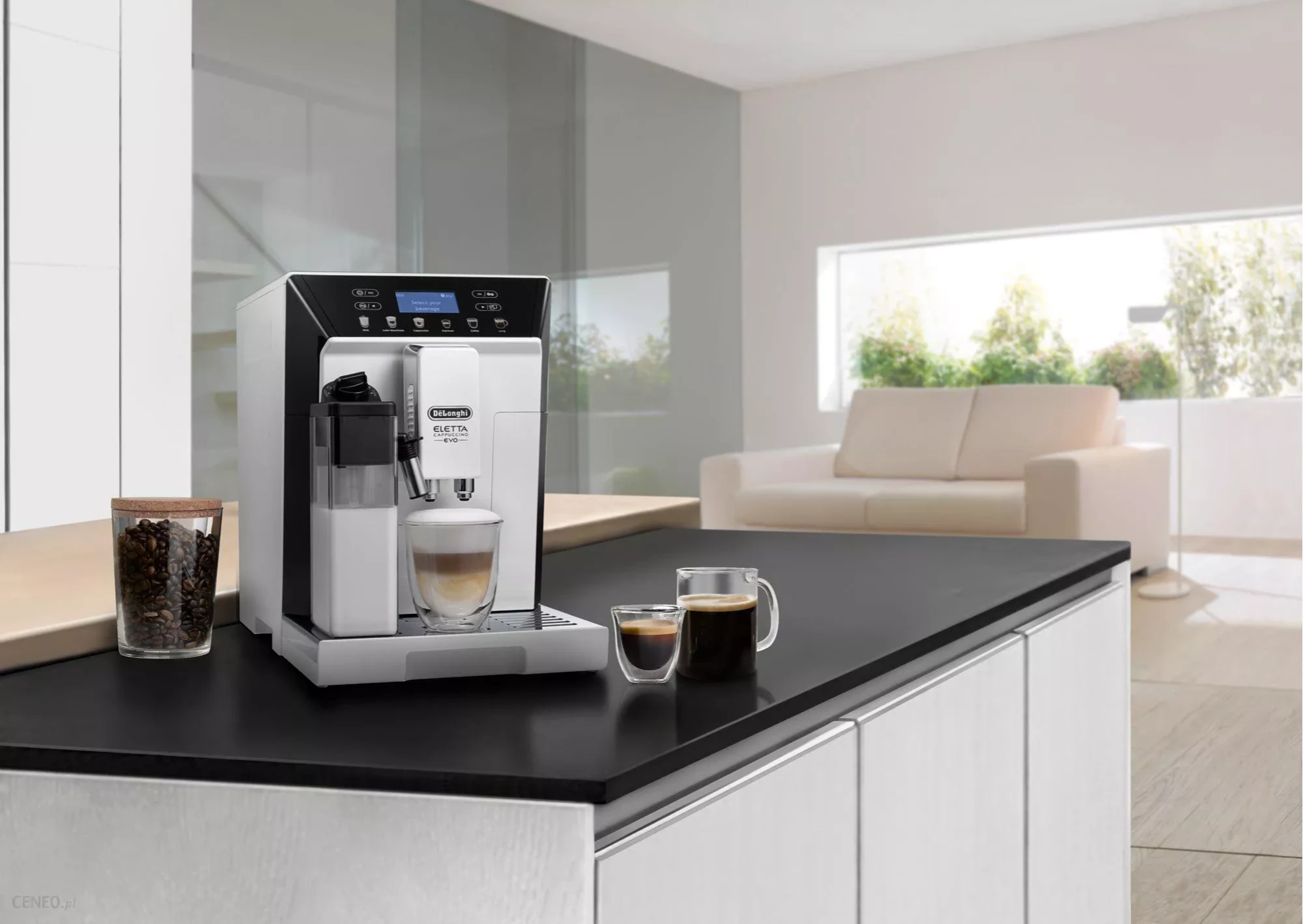 Кофемашина DeLonghi Eletta Cappuccino ECAM 46.860 W  фото-5