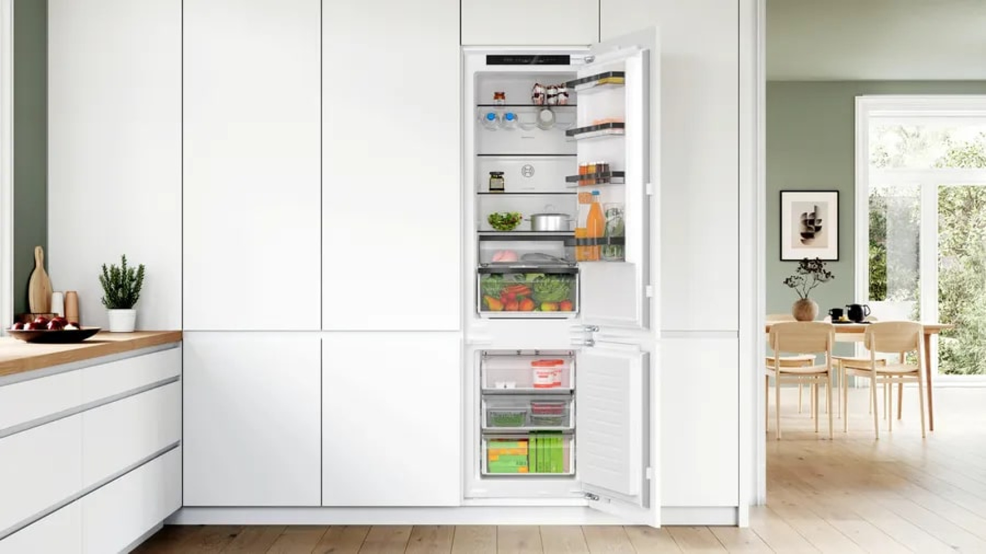 Встраиваемый двухкамерный холодильник Bosch KIN96SFD0 фото-6 Встраиваемый двухкамерный холодильник Bosch KIN96SFD0 фото-6