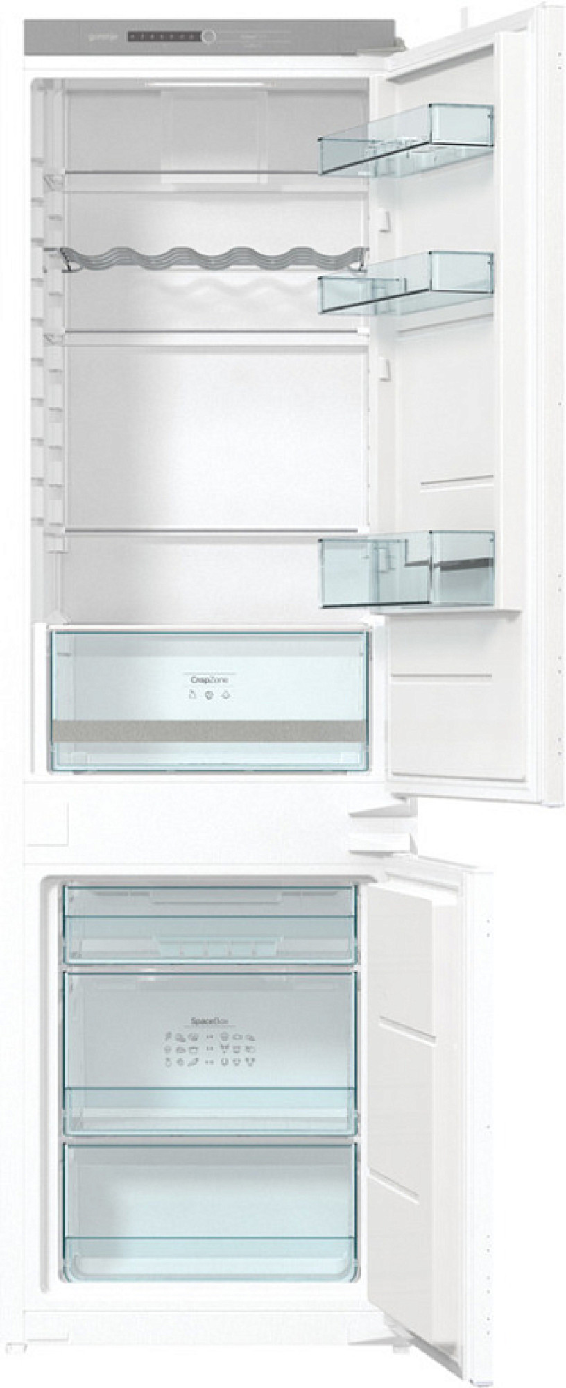 Встраиваемый двухкамерный холодильник Gorenje NRKI418FA0 фото-7