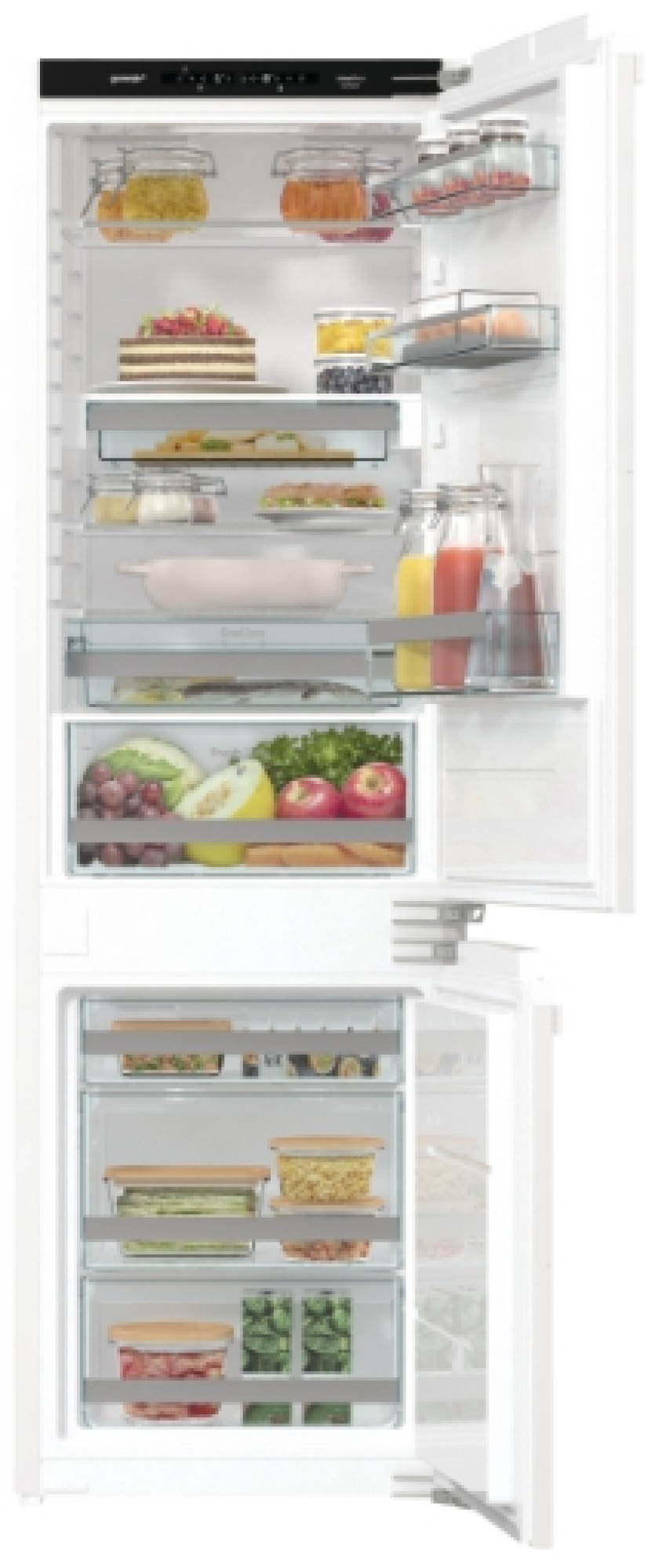 Встраиваемый двухкамерный холодильник Gorenje GDNRK5182A2 фото-4