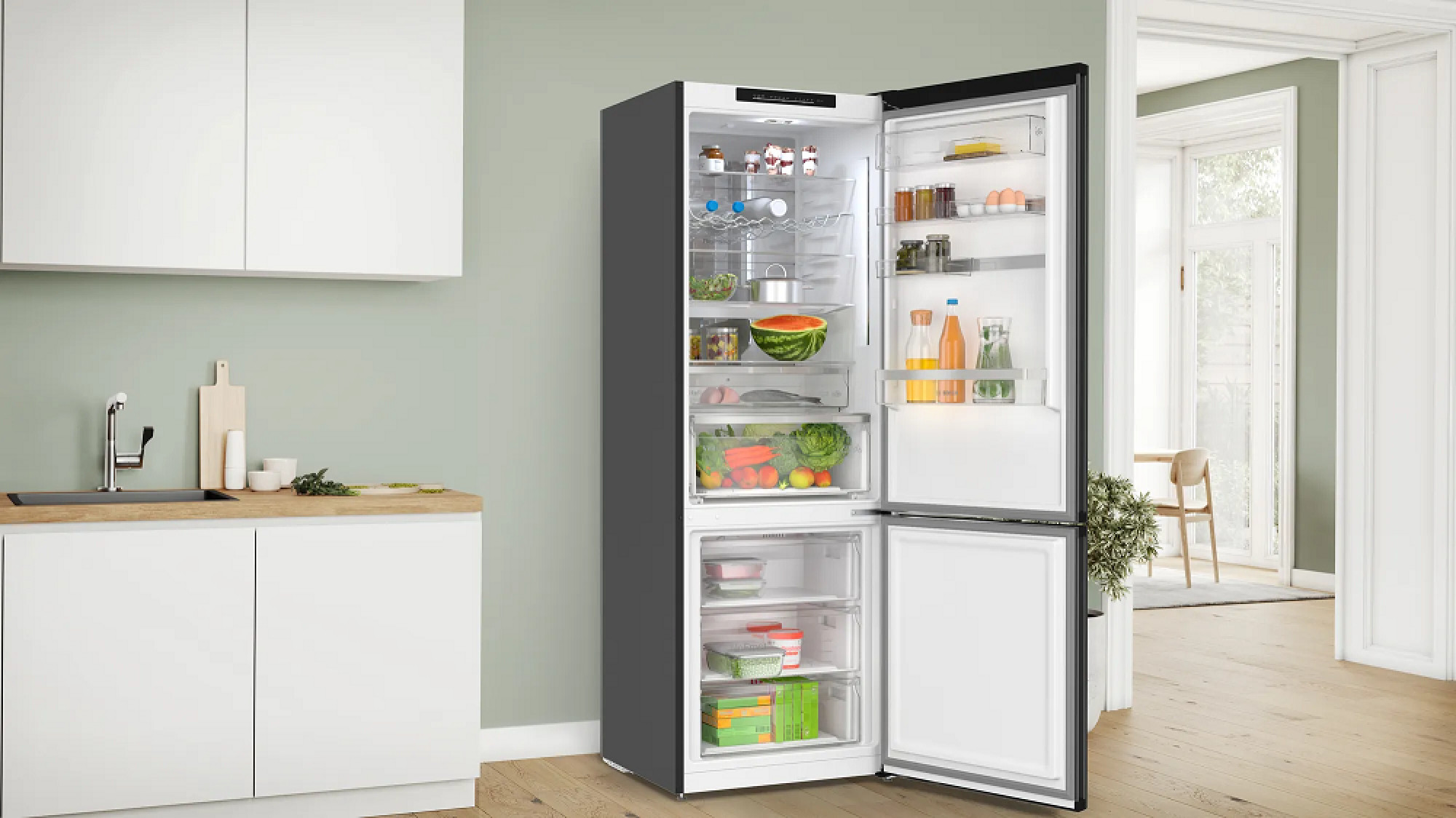 Двухкамерный холодильник Bosch Serie 6 KGN49LBCF фото-7