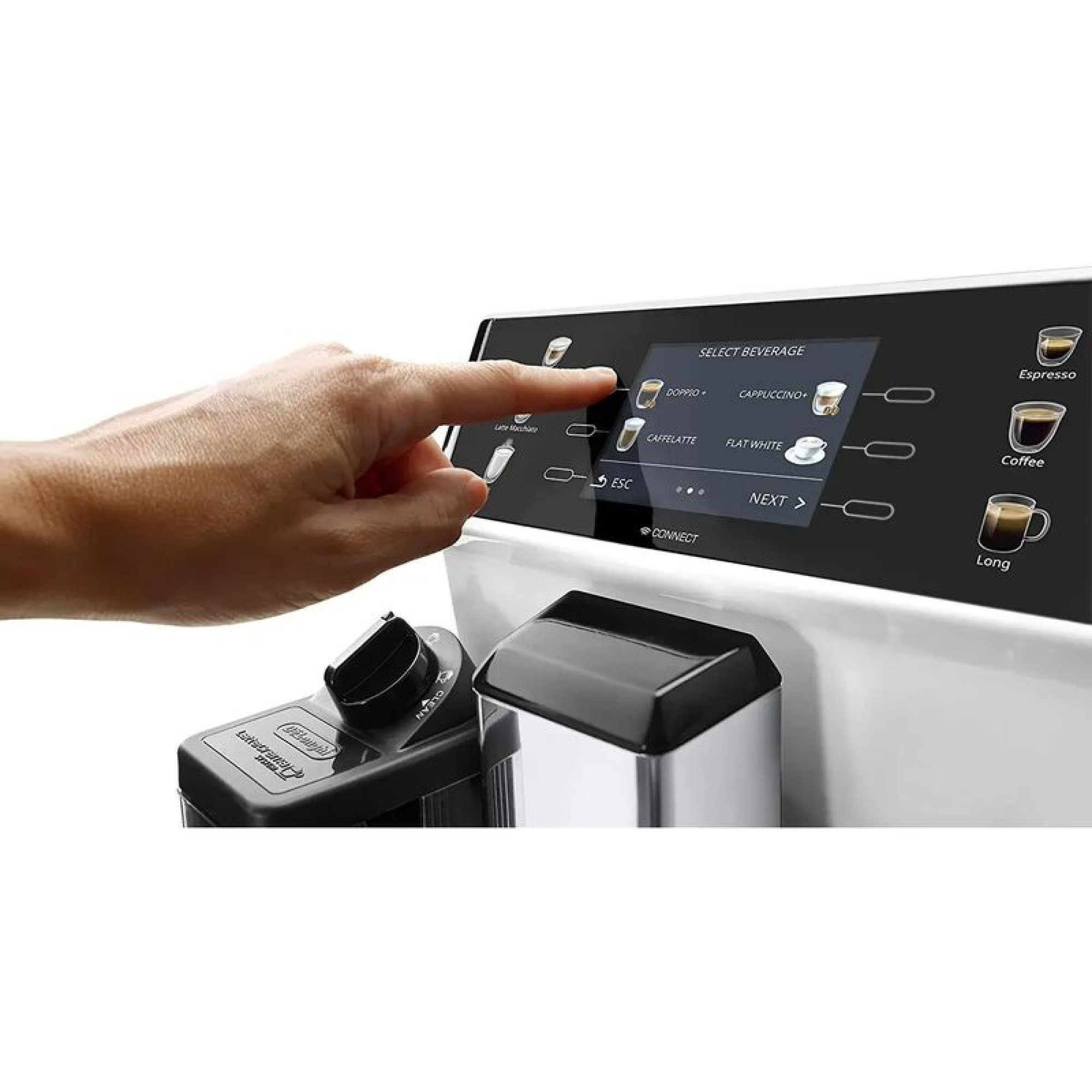 Эспрессо кофемашина DeLonghi PrimaDonna Class Evo ECAM 550.65.W - фото2