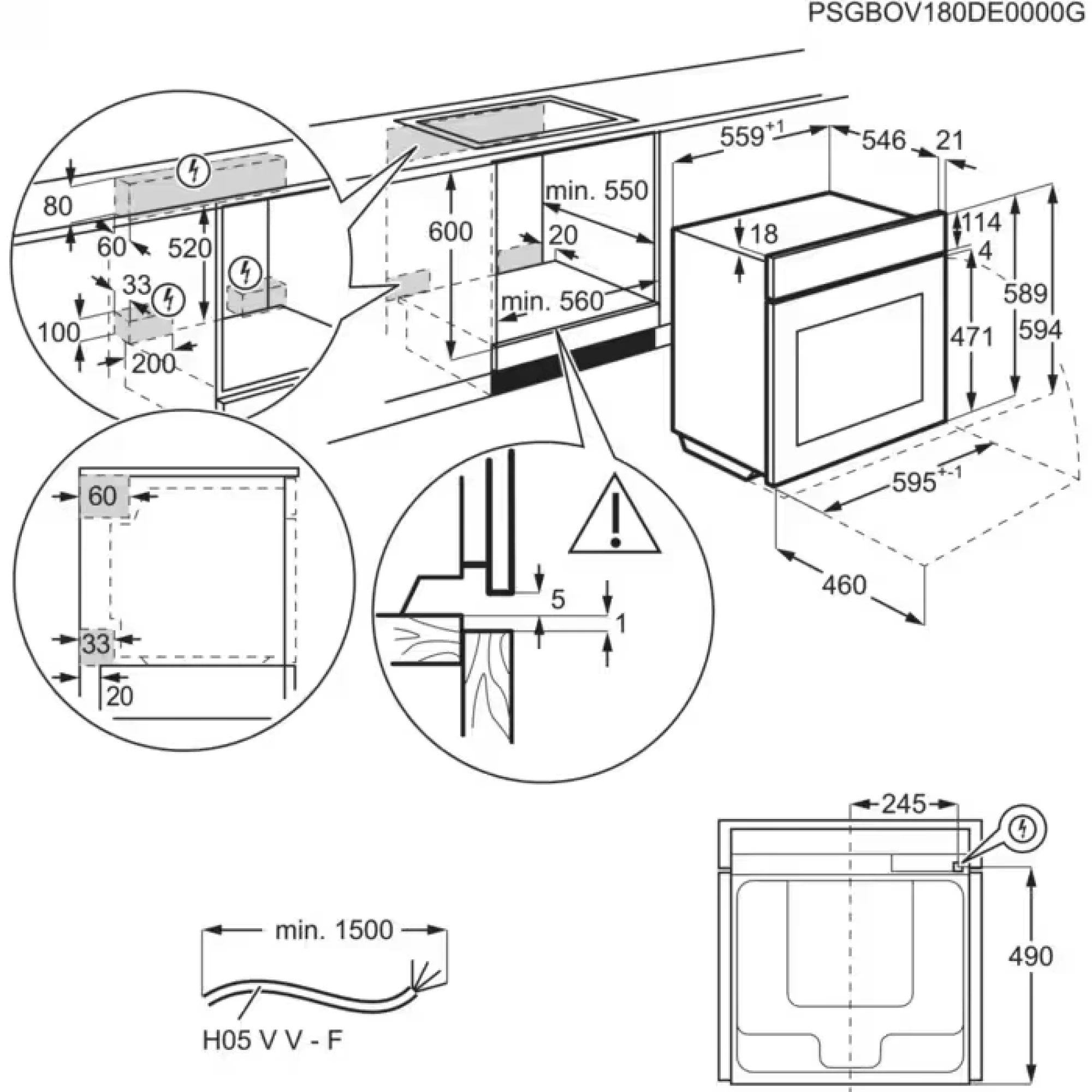 Духовой шкаф Electrolux KOEBP39WZ фото-4