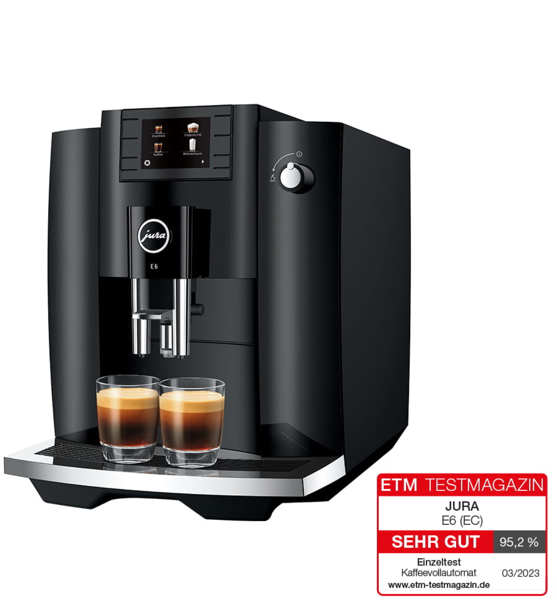 Кофемашина Jura E6 Piano Black (EC) - фото1