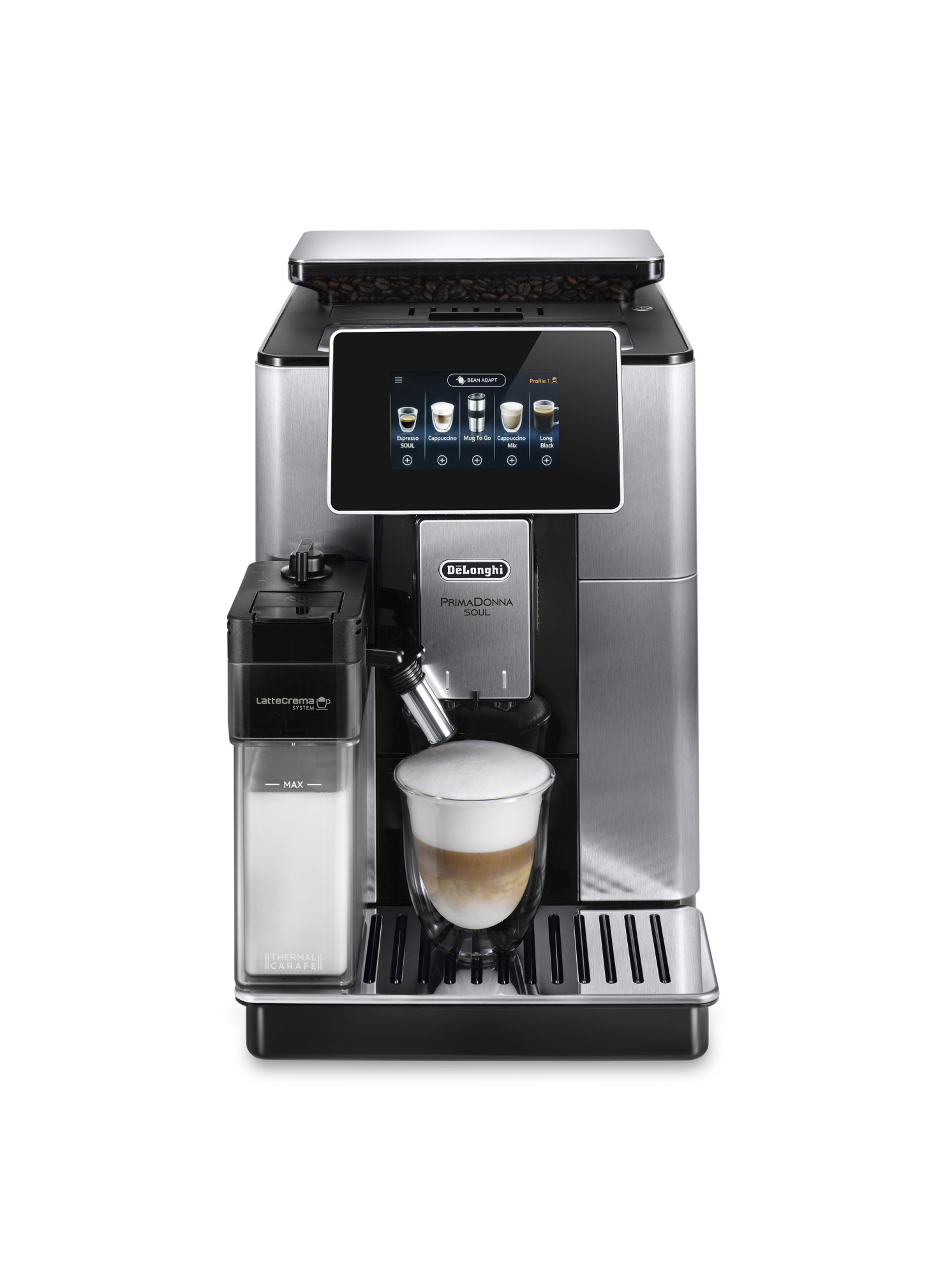 Кофемашина DeLonghi ECAM 610.75 MB PrimaDonna Soul - фото1