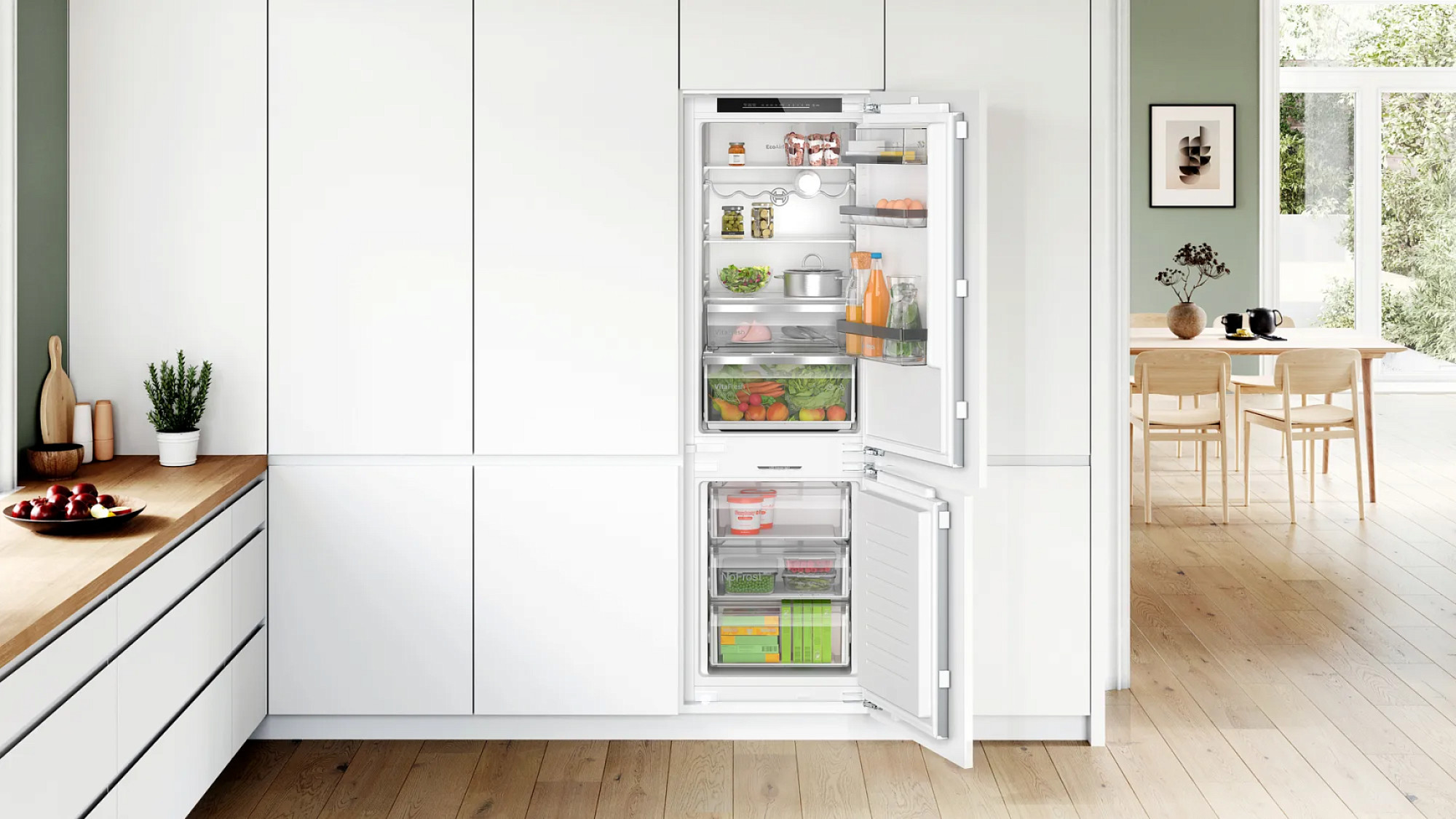 Встраиваемый двухкамерный холодильник Bosch KIN86ADD0 фото-4 Встраиваемый двухкамерный холодильник Bosch KIN86ADD0 фото-4